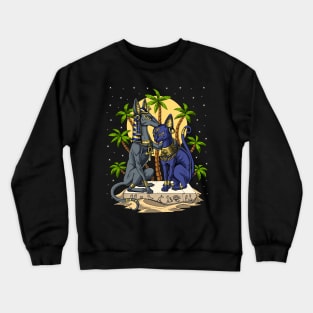 Anubis And Bastet Crewneck Sweatshirt